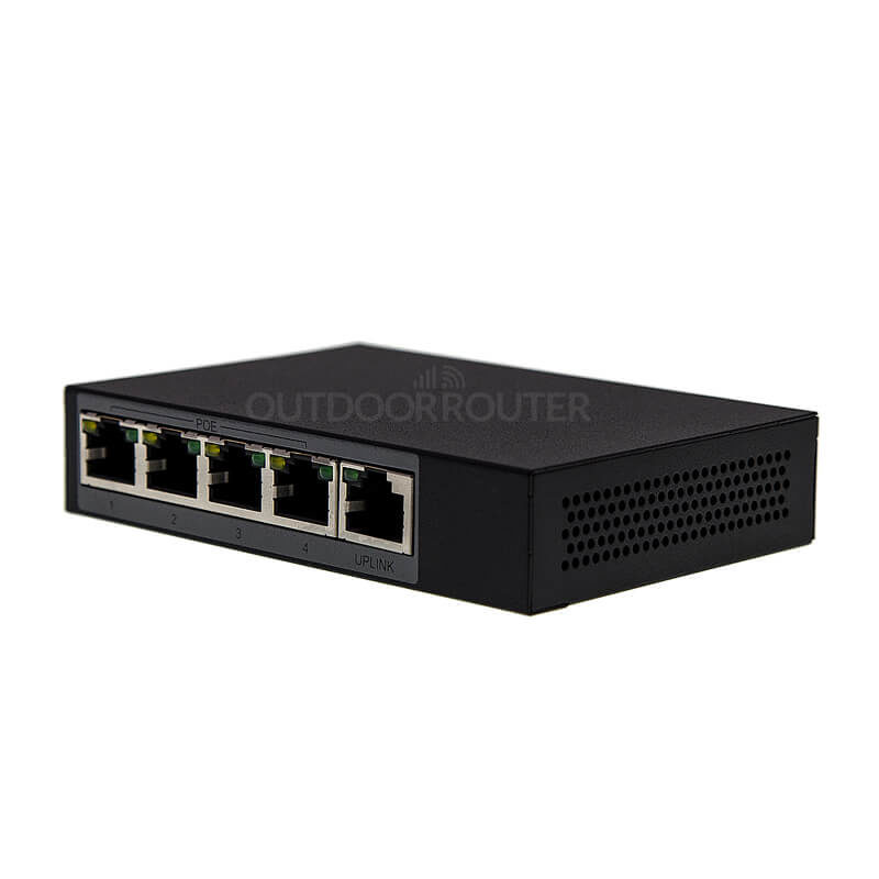 Gigabit 1000Mbps Unmanaged 4-Port PoE Switch - 65Watt