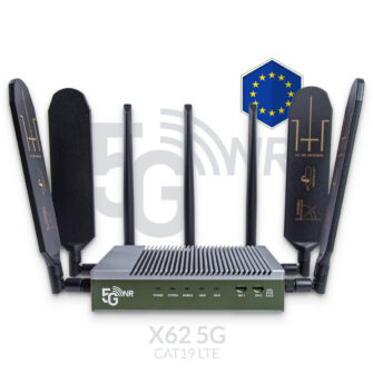 X62 5G WLAN Router with SIM Slots