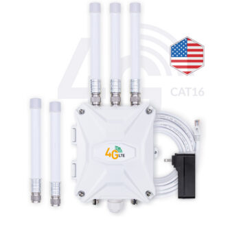 Outdoor Router Cellular Modem CAT16 LTE WiFi6 CPE