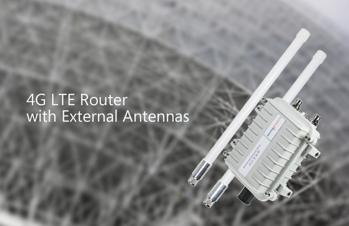 4G LTE Router with External Antennas