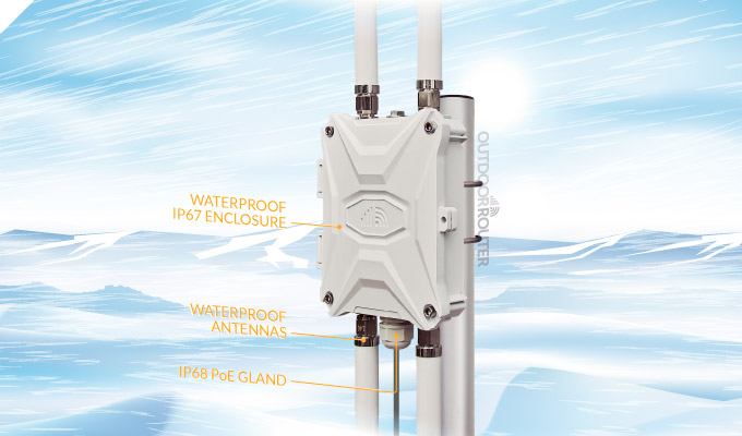 Outdoor 4G Router in Waterproof Enclosure