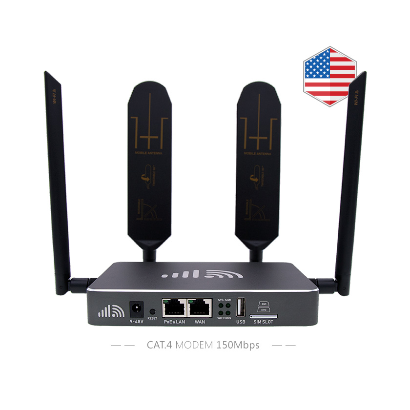 4G LTE Router Cat.4 Modem MIMO WiFi for USA