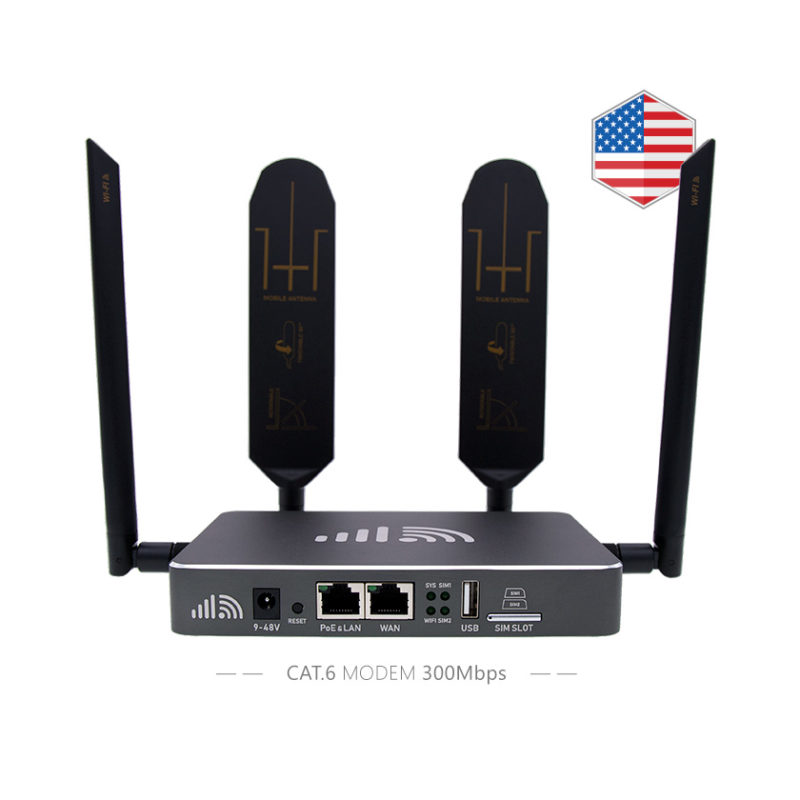 Broadband Mobile SIM Router Industrial Cellular MIMO WiFi