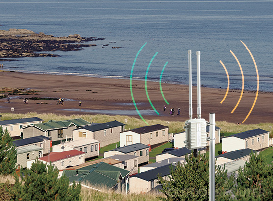 Outdoor Router Application in Coast Beach