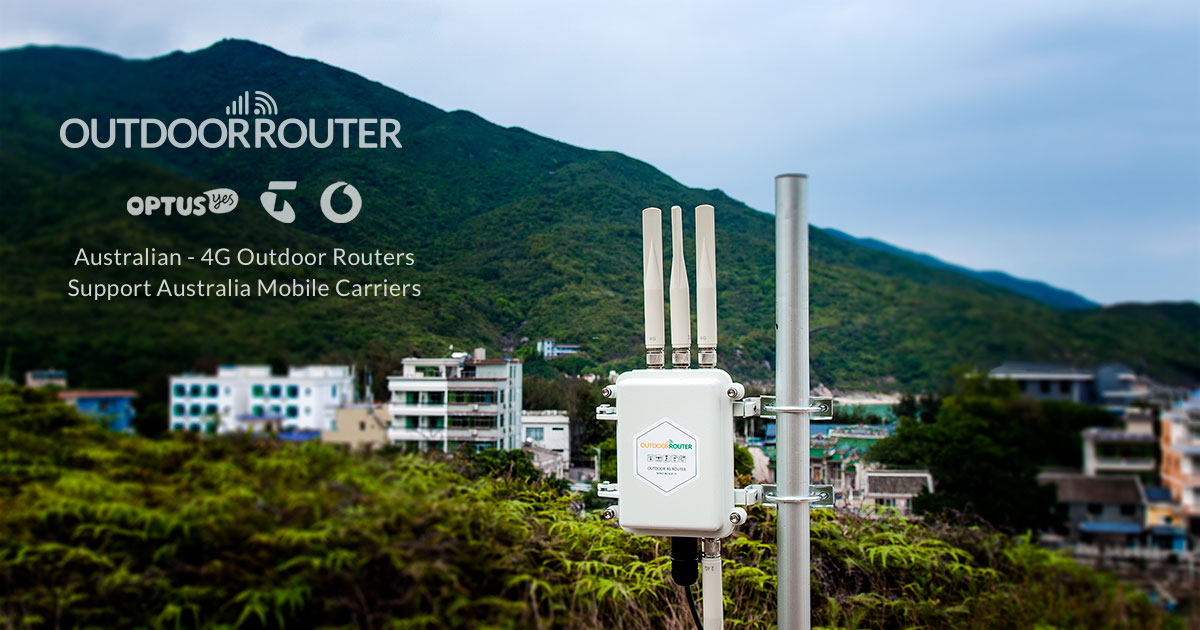 Outdoor Australia 4G Router | Dual-SIM External WiFi