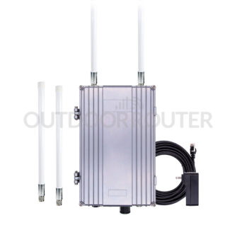 Solar-Battery Powered Outdoor 4G WiFi Router - Full Kit