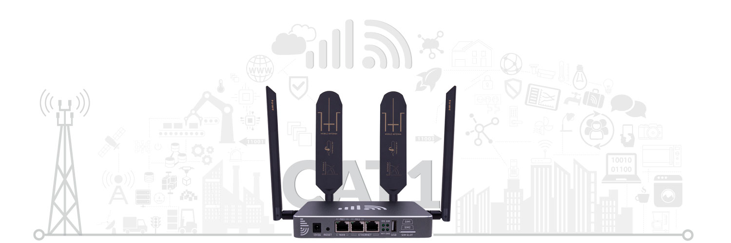 CAT1 LTE Router IoT Industrial SIM Router 4G Modem