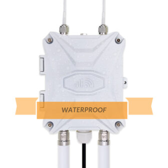 Outdoor 4G Router with Waterproof Enclosure N-Male 4G Antenna Sockets