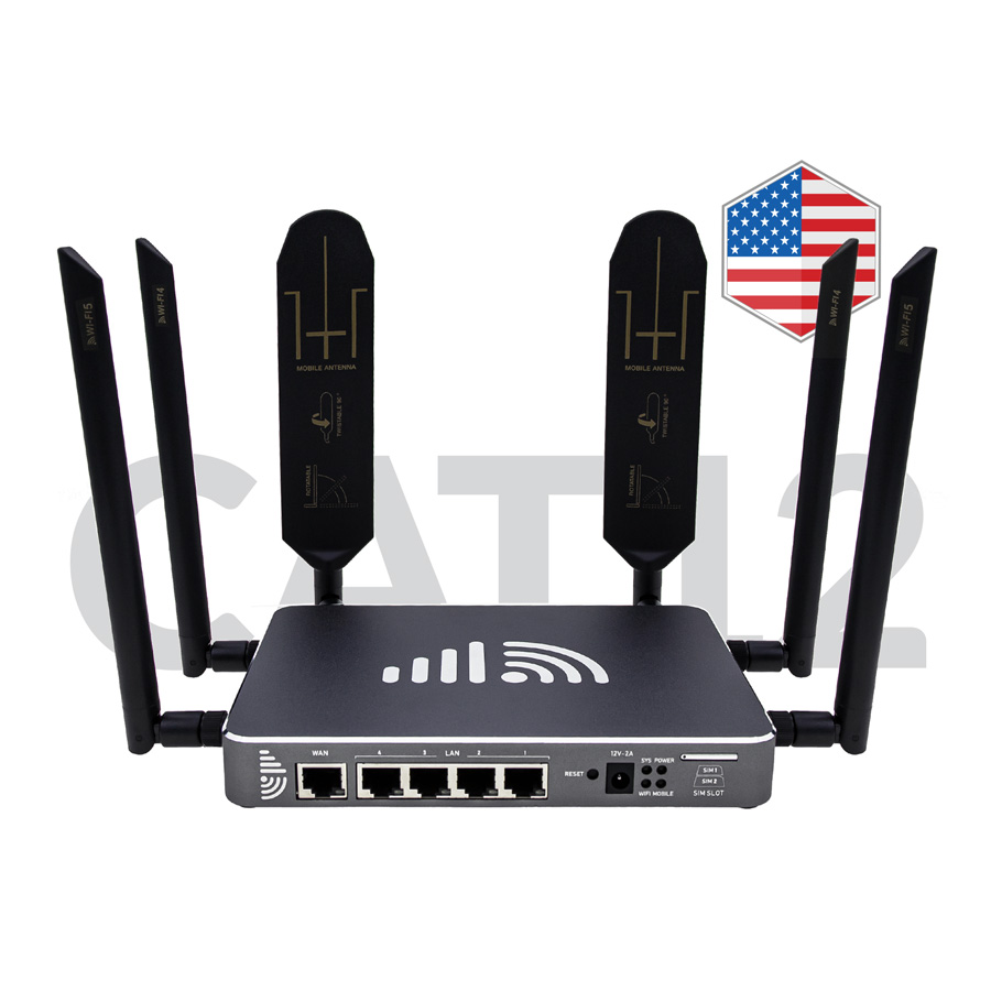 4G Router LTE Cat12 Cellular Modem MIMO WiFi