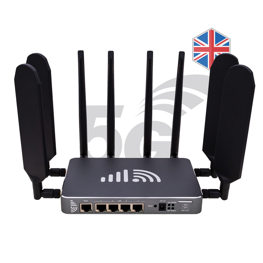 UK 5G Mobile Router Broadband SIM Card Modem