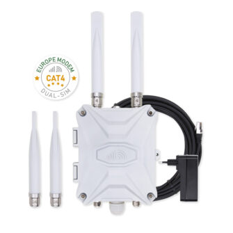 EU Outdoor 4G LTE Router SIM Slot External Wi-Fi EZR33L-E4