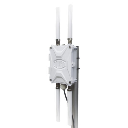 Outdoor 4G LTE Router with External Antenna and Flexible Mounting System