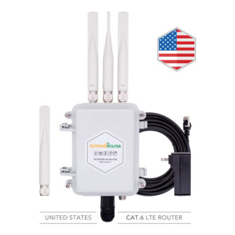 USA Outdoor Cellular 4G Router Double SIM Cat6 ATT Verizon
