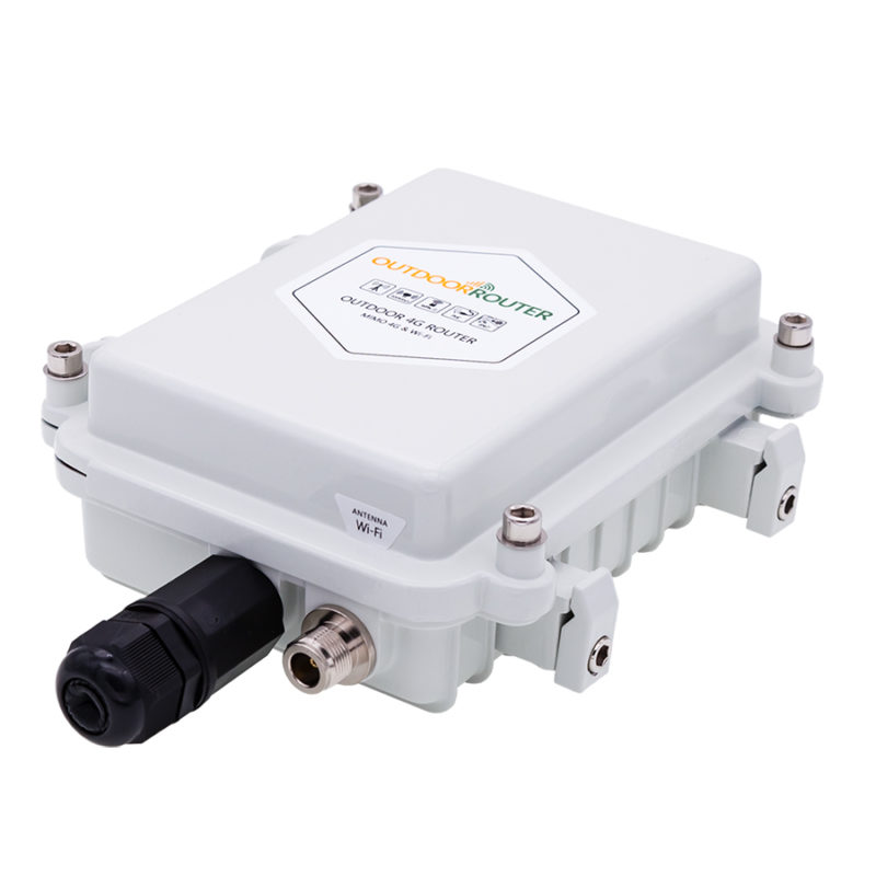 Outdoor 4G Router with Cellular Modem - WiFi and SIM Slot