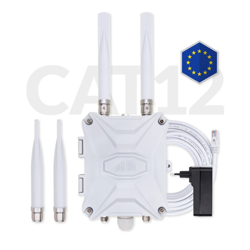 CAT12 Outdoor 4G Router Europe with SIM Slot LTE Modem