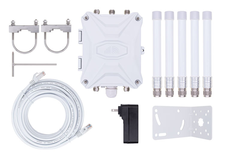 Outdoor 5G SIM Router 5G-NR Cellular Modem Package Contents