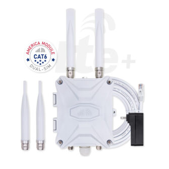 Outdoor Cellular LTE Router SIM Modem Dual Hotspots