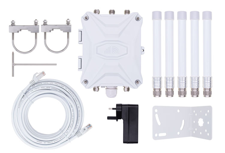 UK 5G SIM Router Outdoor Modem Package Contents