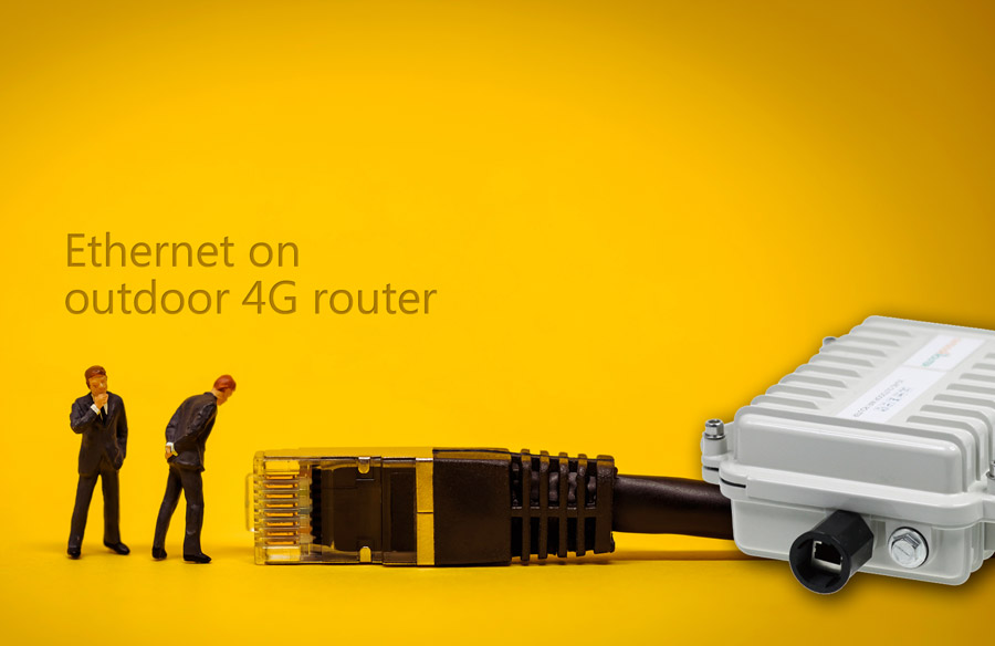 Outdoor 4G Router Ethernet Port RJ45