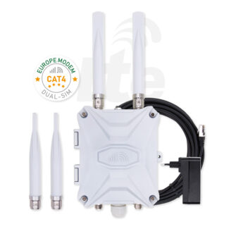 Europe 4G Outdoor Router with Exterior Antenna CAT4 Modem