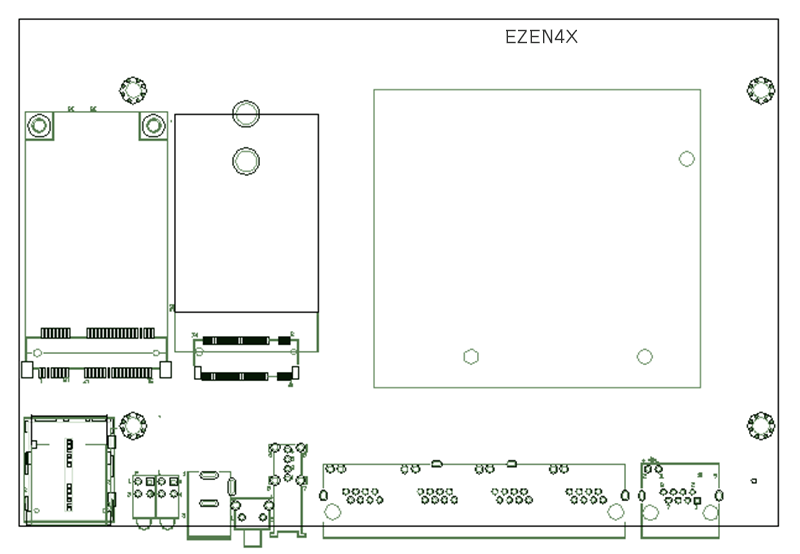 Ezen4X Router Project of 4x Motherboard PCBA