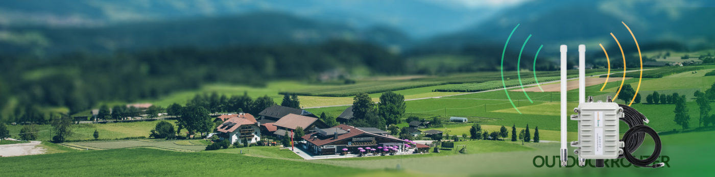 Outdoor Router Serve A Remote Area Farm