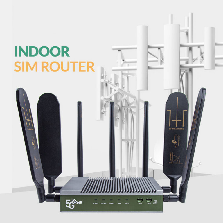 Outdoor Router 4G 5G Modem SIM Card Slot External Antenna