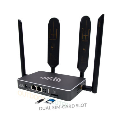 Industrial 4G Router with LTE Modem - The Cellular WiFi Router with Dual SIM Card Slots