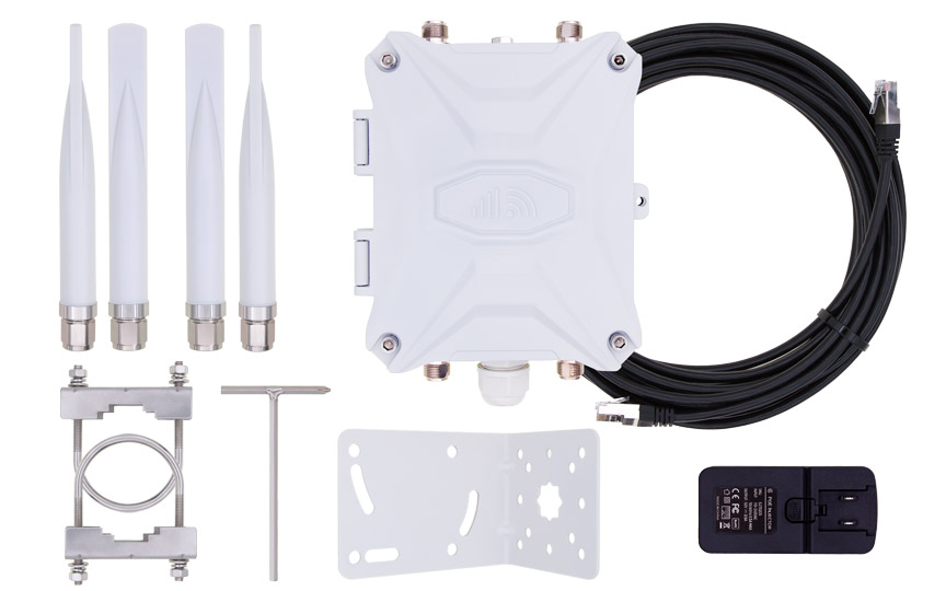 Outdoor 4G CPE Router Shipment Package Contents