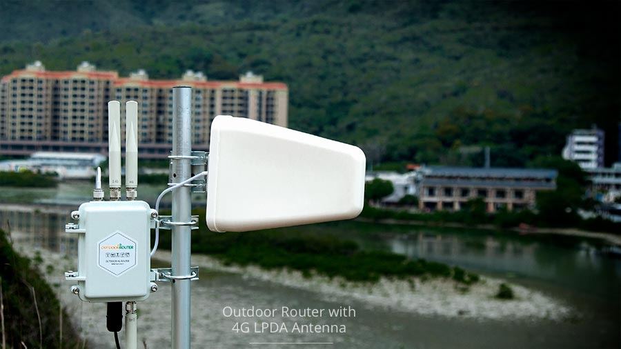 Outdoor 4G LTE Router Upgrade 4G LPDA Directional Antenna