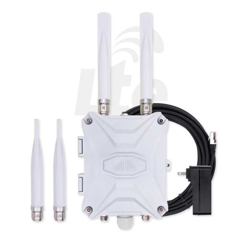 Outdoor 4G WiFi CPE Router Mobile LTE Modem SIM Slot