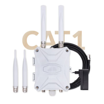 Outdoor CAT1 LTE Router with Category 1 Modem 4G WiFi Gateway