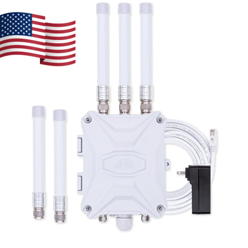 Outdoor CPE Router 4G 5G Modem with Mobile SIM Card Slot