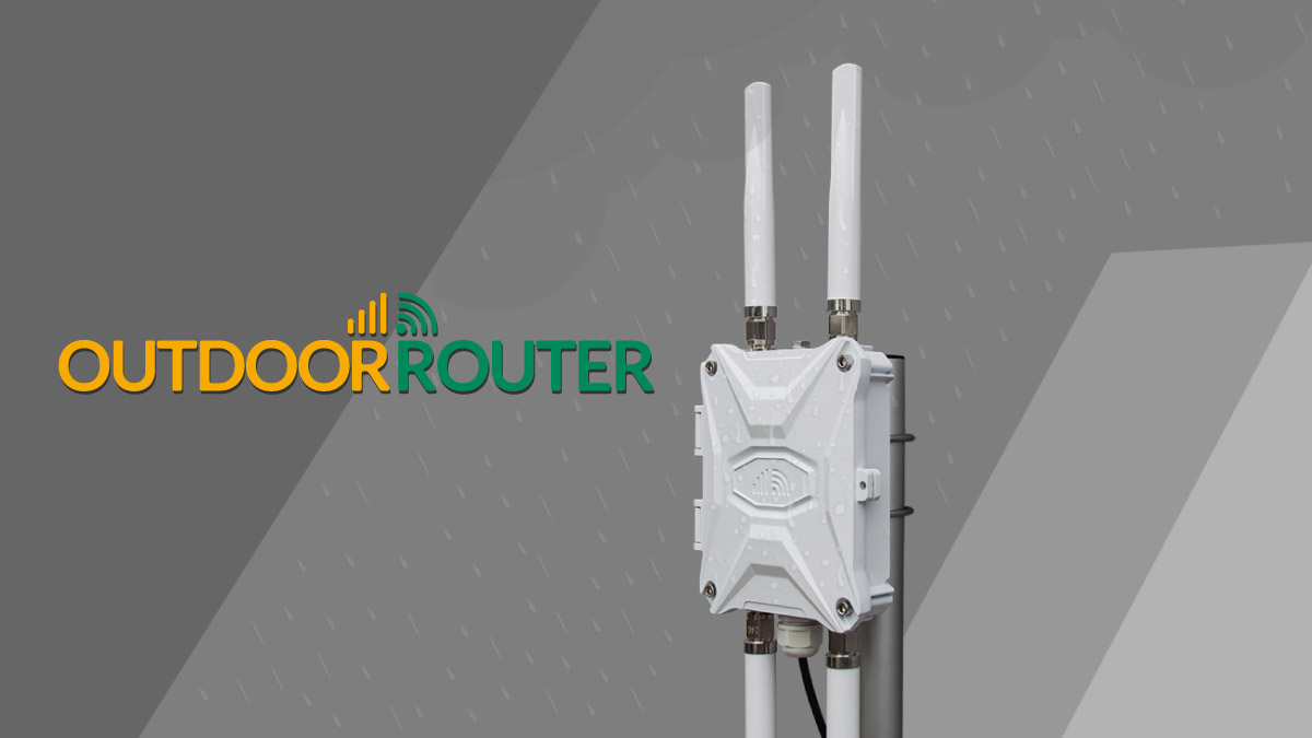 DC PoE Cellular Router Outdoor Multiple Power Sources Battery