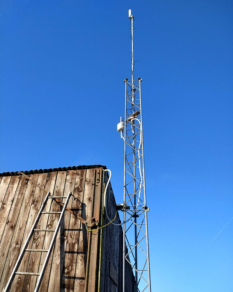 OutdoorRouter Remotest Location in Scotland on Pole