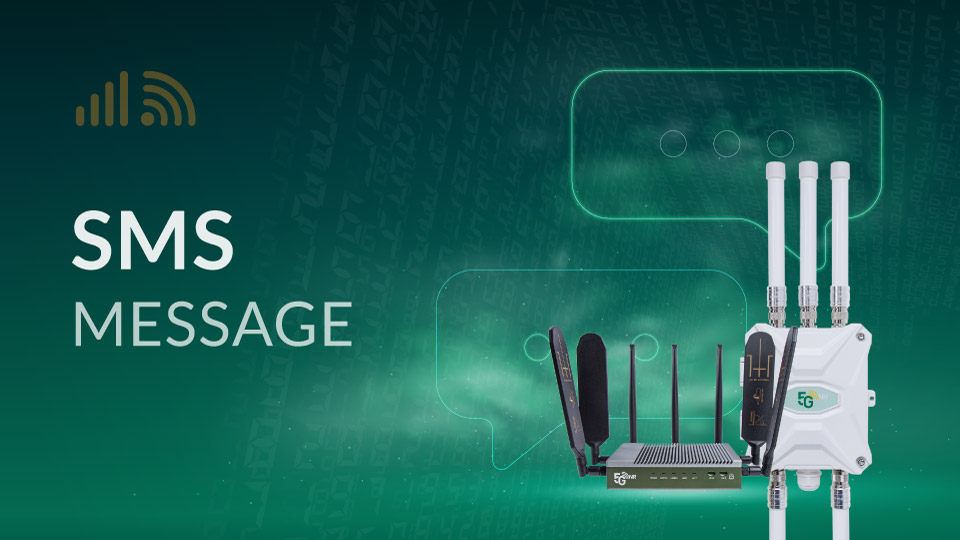 Read and Send SMS Message on 4G 5G SIM Router