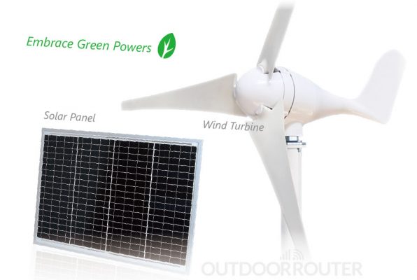 Solar Wind Router Solar 4G Router Outdoor WiFi 4G Router Solar Power Router