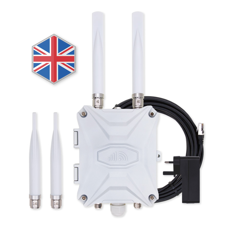 UK 4G LTE Outdoor Routers Mobile Modem MIMO WiFi Router