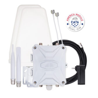 Outdoor CAT6 Cellular Router External Antennas